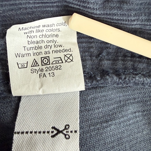 J. Crew 484 Slim Fit Corduroy Men's Jeans/Pants ~ Blue ~ 100% Cotton 32 x 32 - Picture 9 of 10